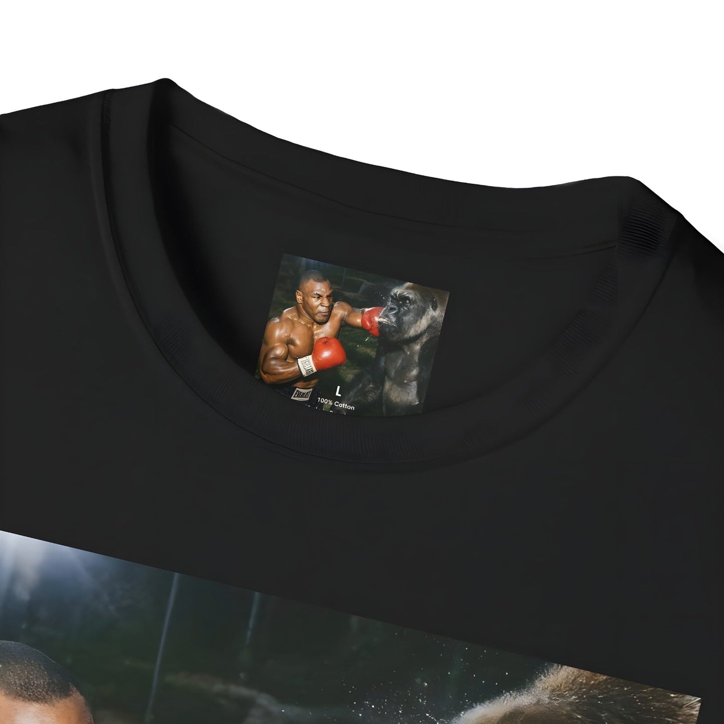 Mike Tyson vs Gorilla – The Ultimate Power Clash Tee
