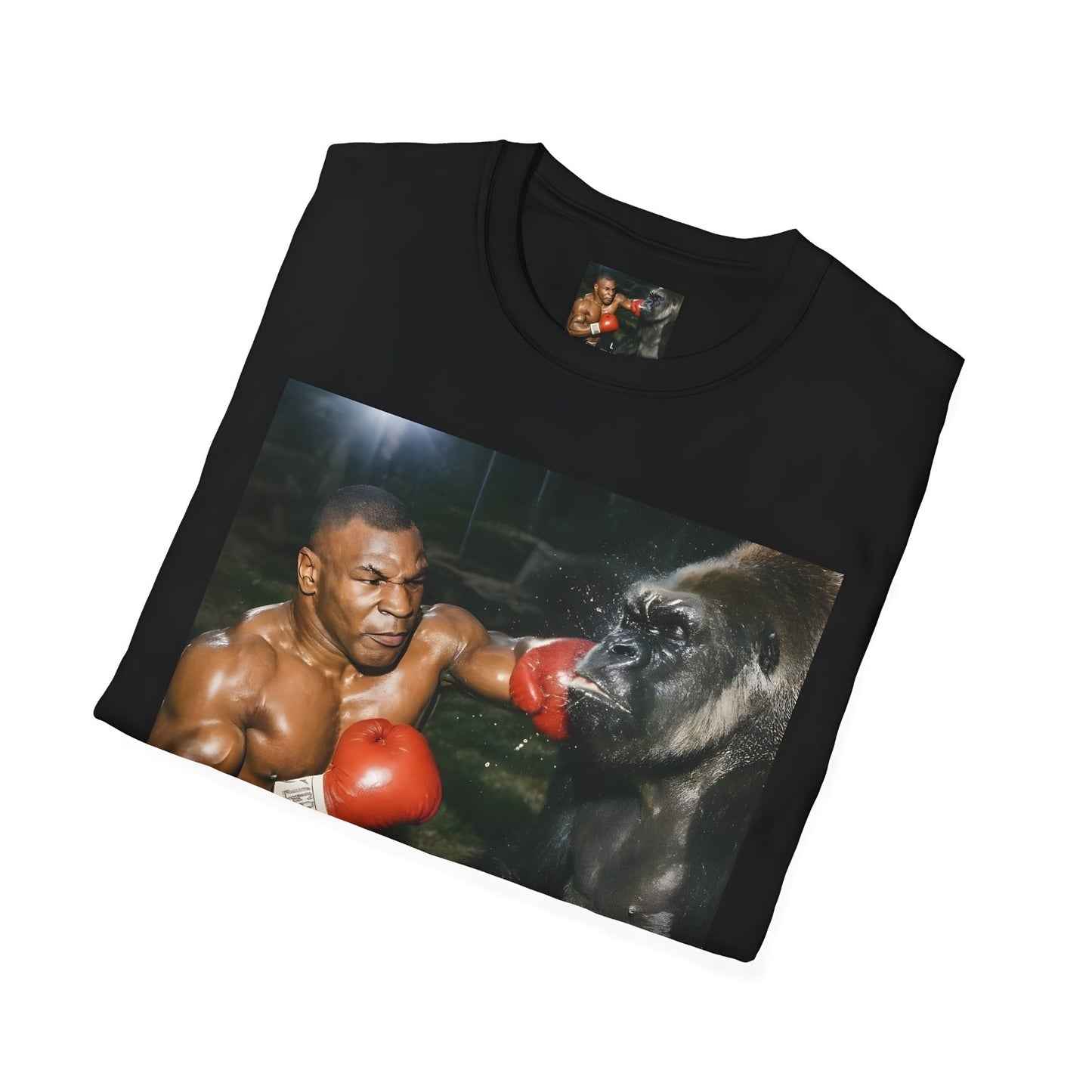 Mike Tyson vs Gorilla – The Ultimate Power Clash Tee