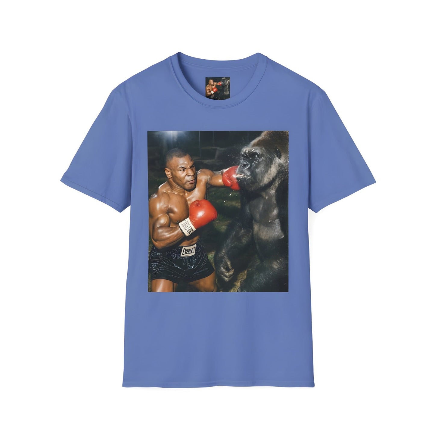 Mike Tyson vs Gorilla – The Ultimate Power Clash Tee