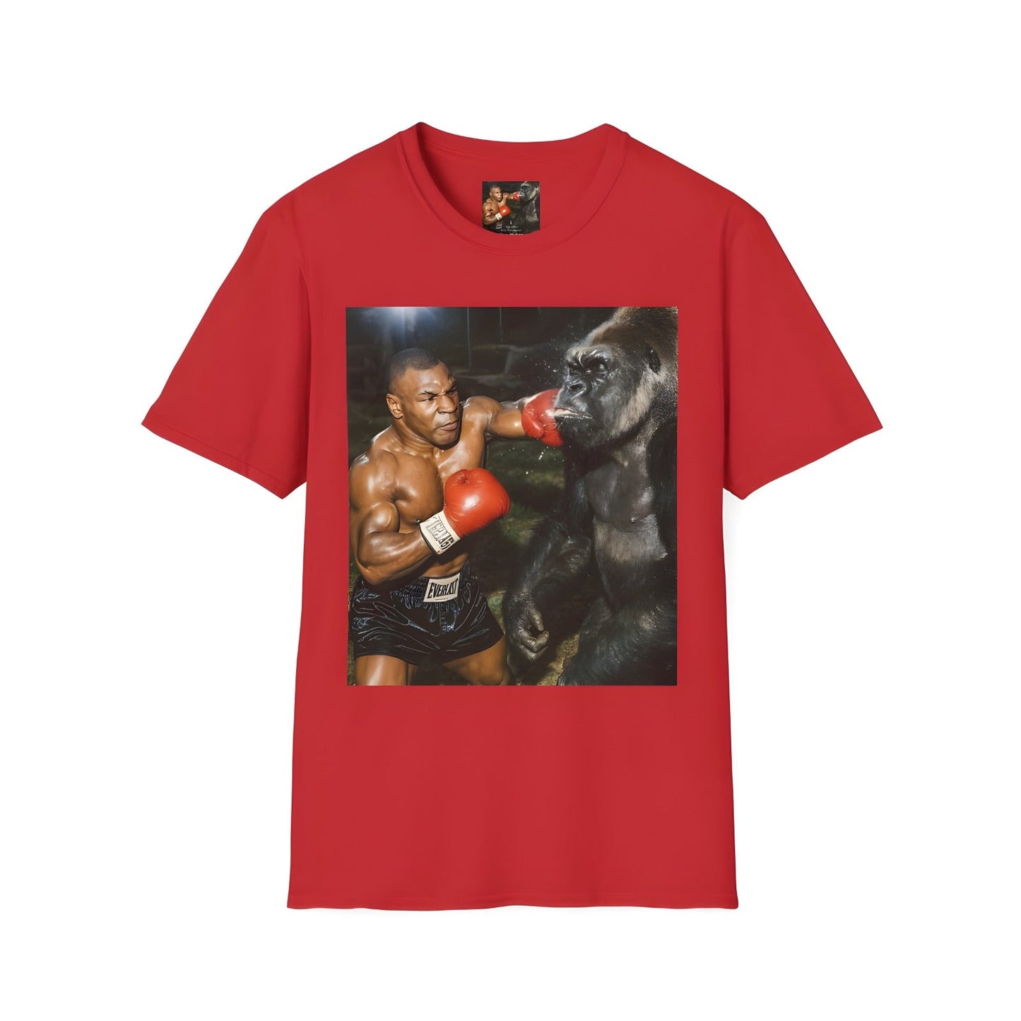 Mike Tyson vs Gorilla – The Ultimate Power Clash Tee