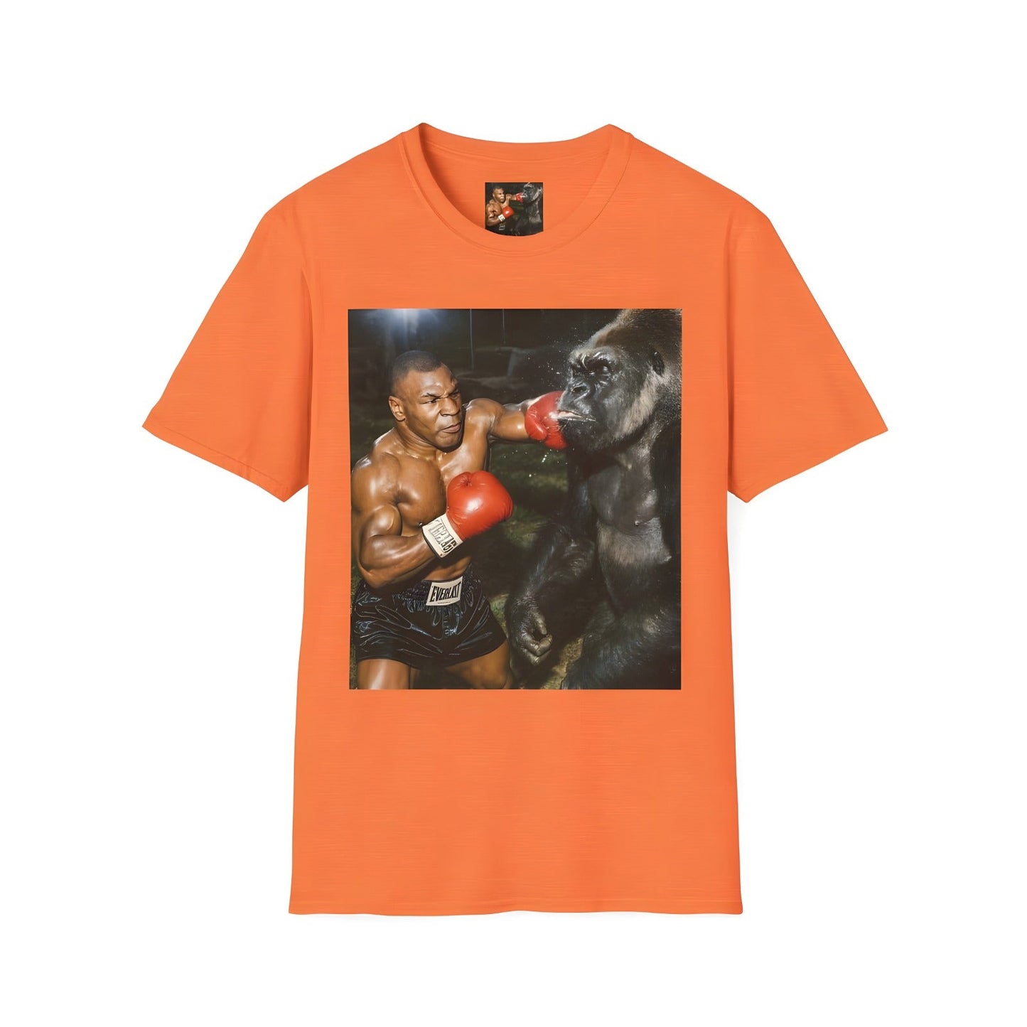 Mike Tyson vs Gorilla – The Ultimate Power Clash Tee