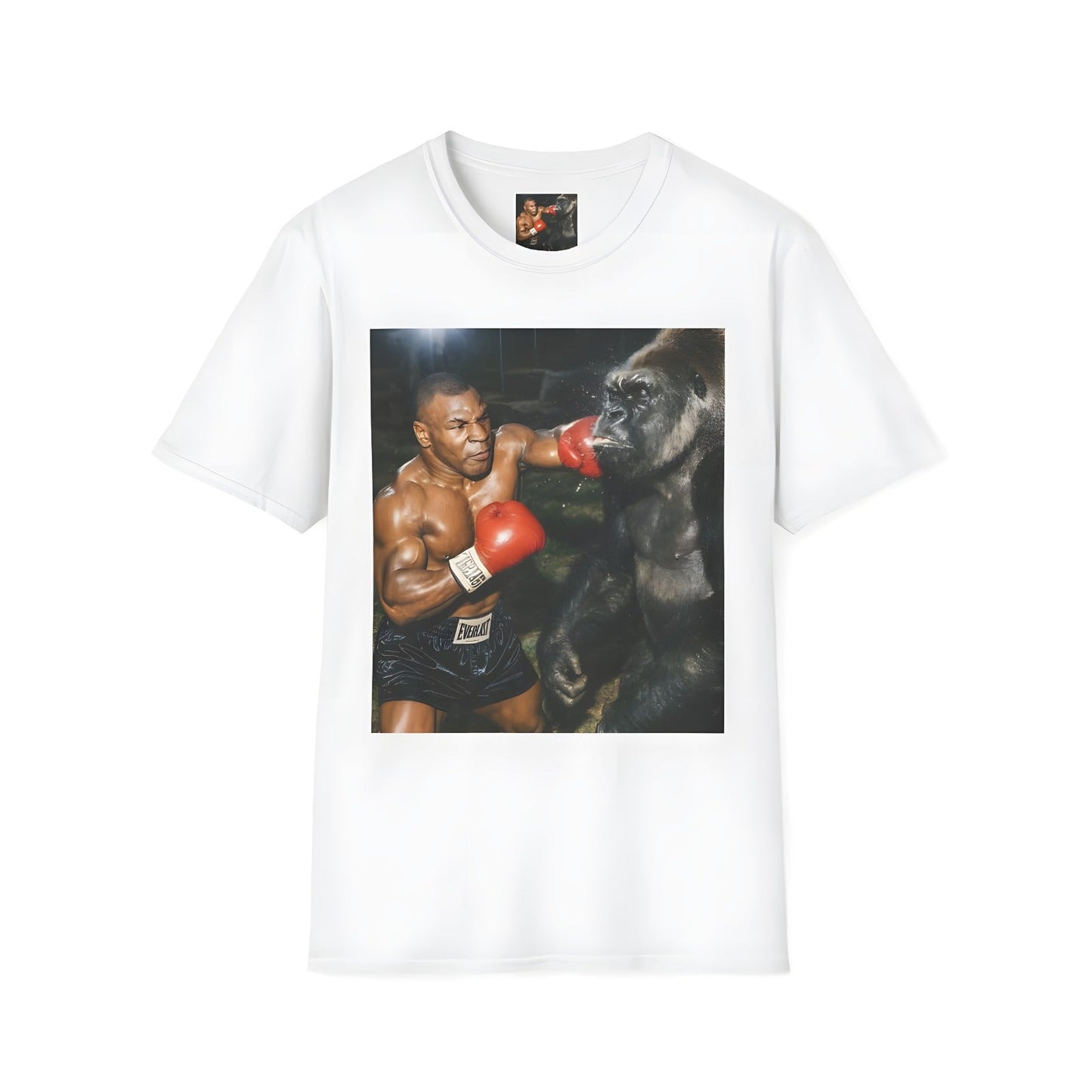 Mike Tyson vs Gorilla – The Ultimate Power Clash Tee