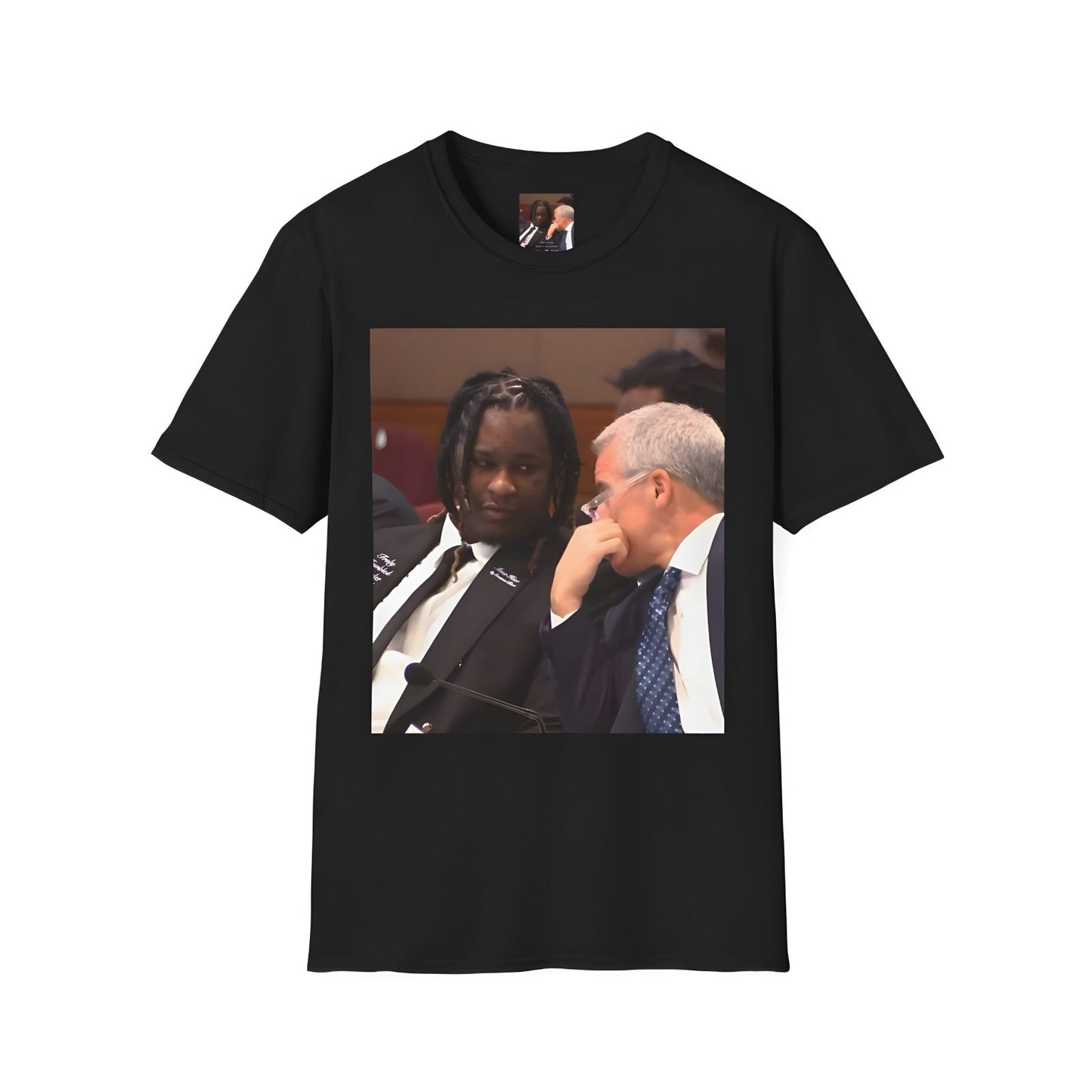 Young Thug & Lawyer – Iconic Courtroom Moment Unisex Tee