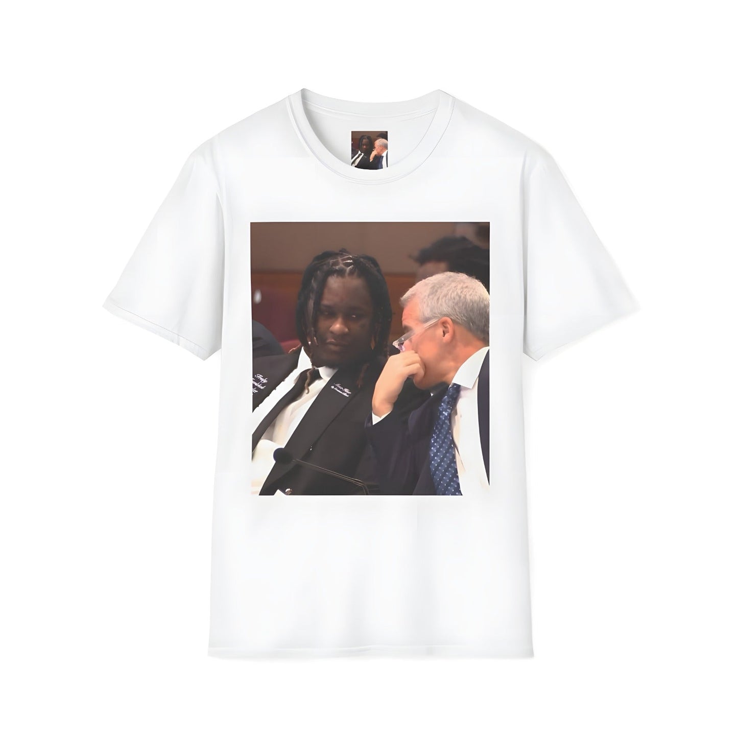 Young Thug & Lawyer – Iconic Courtroom Moment Unisex Tee