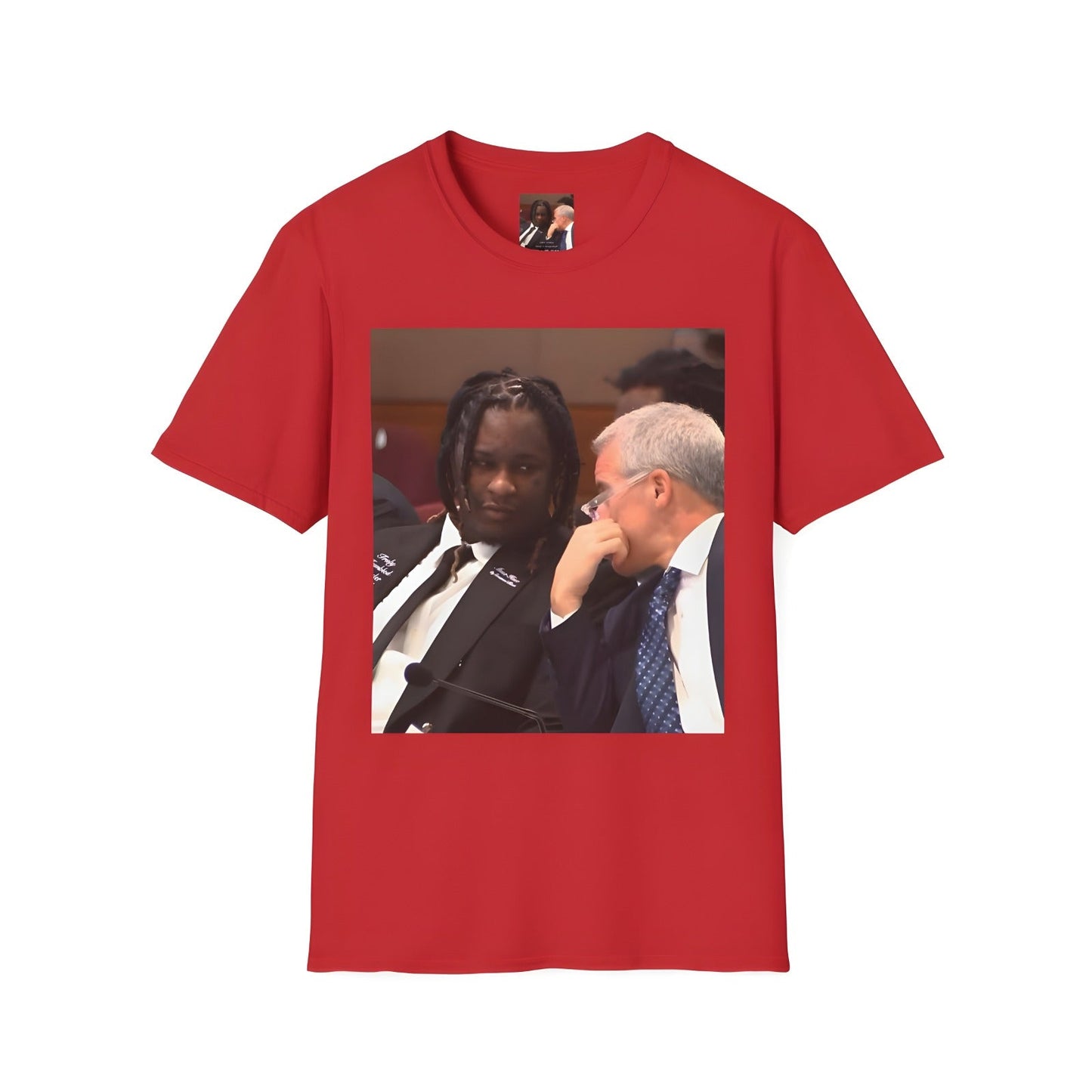 Young Thug & Lawyer – Iconic Courtroom Moment Unisex Tee