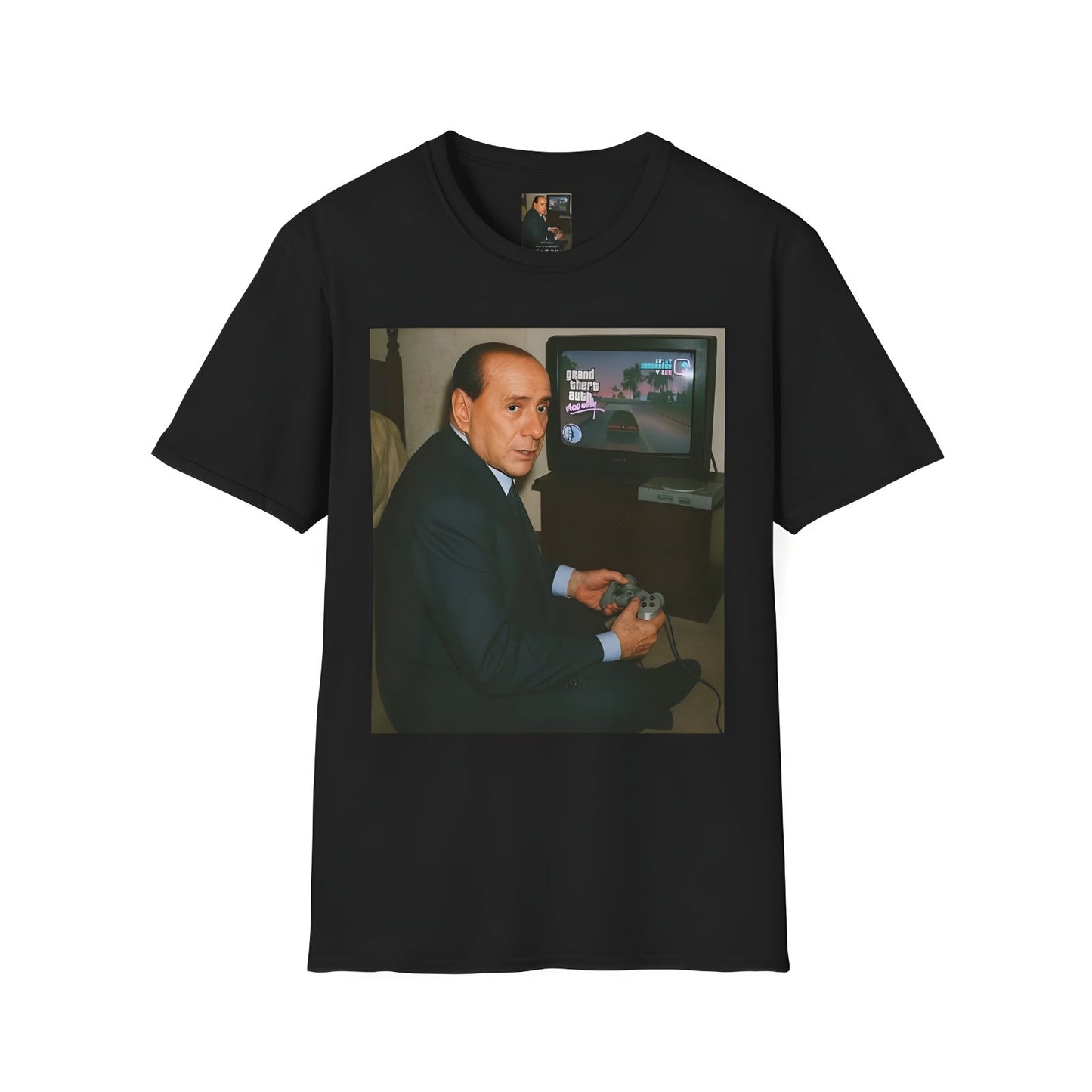 Berlusconi x GTA Vice City – The Iconic Chaos Tee